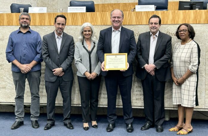 Sérgio Gonelli, Armando Júnior, Sandra Santana, Jaime Basso, Edivaldo Del Grande e Eunice Prudente
